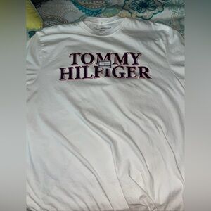 Tommy Hilfiger Size L White T Shirt